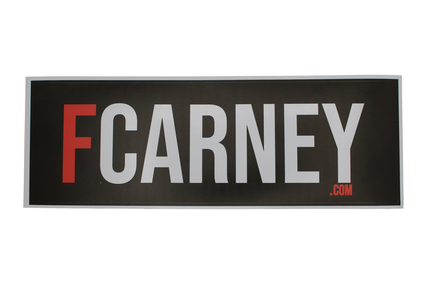 FCARNEY.com - Bumper Sticker