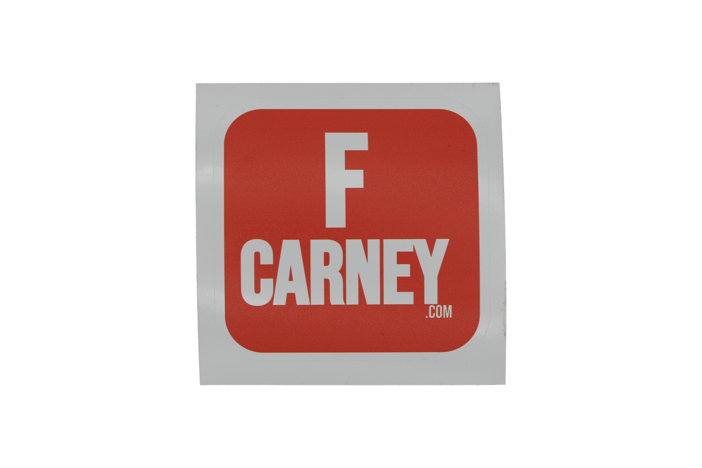 F Carney.com sticker - 3x3 Vinyl Sticker