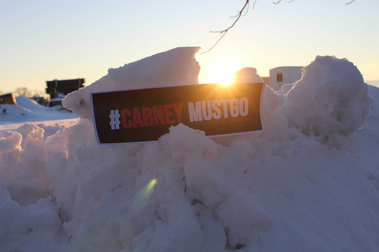 #CarneyMustGo - Bumper Sticker